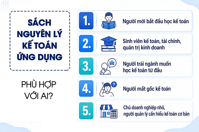 Sách nguyên lý kế toán ứng dụng của Kế toán Lê Ánh phù hợp những đối tượng